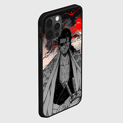 Чехол для iPhone 12 Pro Max Самурай Сюнсуй Кьёраку - Блич, цвет: 3D-черный — фото 2