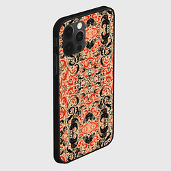 Чехол для iPhone 12 Pro Max Японский ковер, цвет: 3D-черный — фото 2