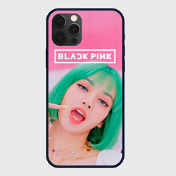 Чехол для iPhone 12 Pro Max Blackpink ice cream, цвет: 3D-черный