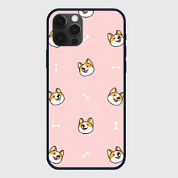 Чехол iPhone 12 Pro Max Pink corgi