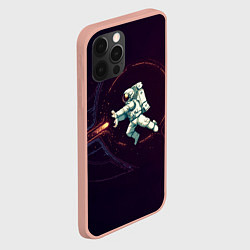 Чехол для iPhone 12 Pro Max Астронавт - камехамеха, цвет: 3D-светло-розовый — фото 2