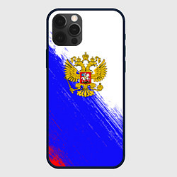 Чехол для iPhone 12 Pro Max Патриот Рф Герб, цвет: 3D-черный