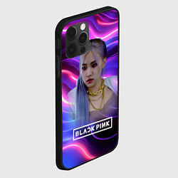 Чехол для iPhone 12 Pro Max Rose purple, цвет: 3D-черный — фото 2