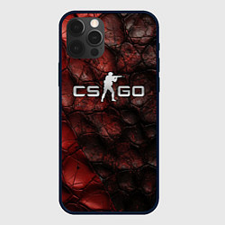 Чехол iPhone 12 Pro Max CS GO dark texture