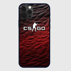 Чехол для iPhone 12 Pro Max CS GO dark red, цвет: 3D-черный