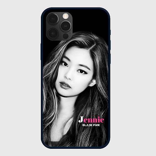 Чехол iPhone 12 Pro Max Jennie Kim Blackpink / 3D-Черный – фото 1