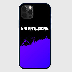 Чехол iPhone 12 Pro Max Die Antwoord purple grunge