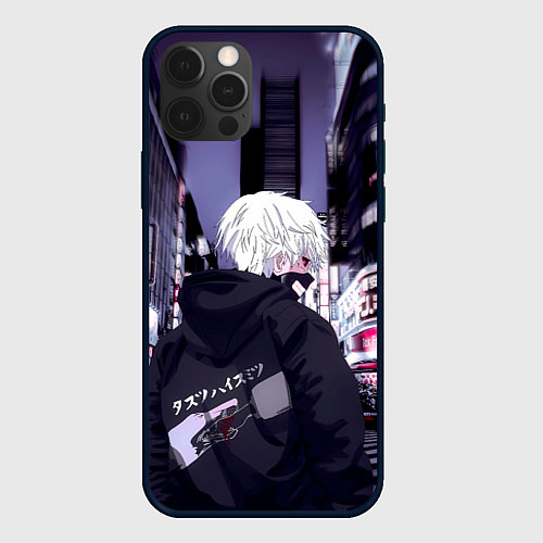 Чехол iPhone 12 Pro Max Kaneki Ken / 3D-Черный – фото 1