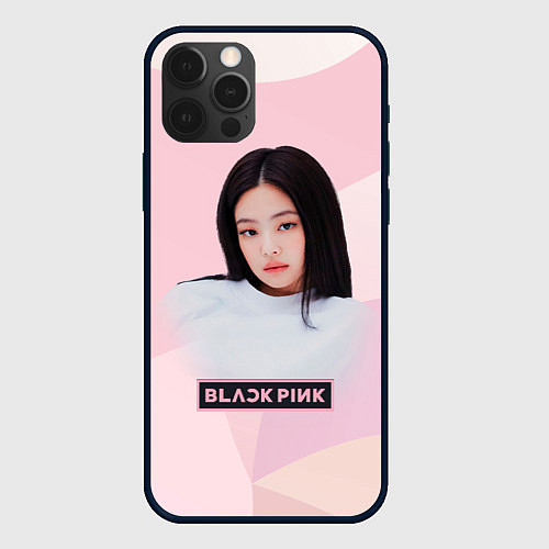 Чехол iPhone 12 Pro Max Jennie Kim Blackpink / 3D-Черный – фото 1