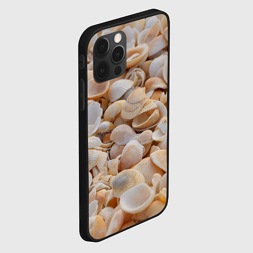 Чехол iPhone 12 Pro Max Ракушки крым / 3D-Черный – фото 2