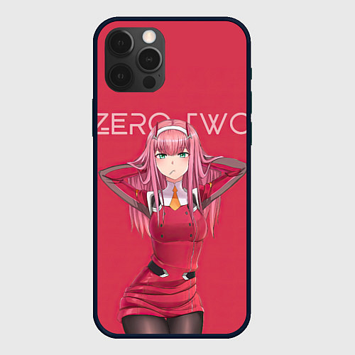Чехол iPhone 12 Pro Max 0 2 - Darling in the FranXX / 3D-Черный – фото 1