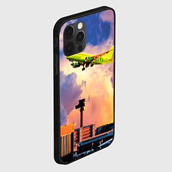 Чехол для iPhone 12 Pro Max S7 Боинг 737 в облаках, цвет: 3D-черный — фото 2