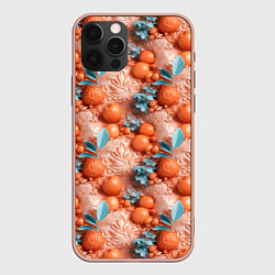 Чехол iPhone 12 Pro Max Сочные фрукты клипарт
