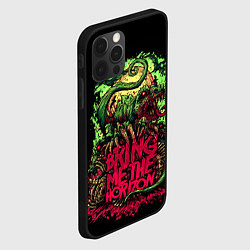 Чехол для iPhone 12 Pro Max Bring me the horizon dinosaurs, цвет: 3D-черный — фото 2