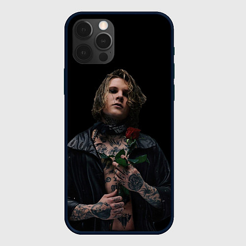 Чехол iPhone 12 Pro Max Neverlove рокер / 3D-Черный – фото 1