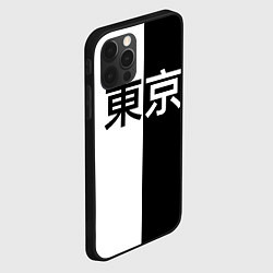 Чехол для iPhone 12 Pro Max Tokyo - Иероглифы, цвет: 3D-черный — фото 2