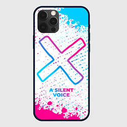 Чехол iPhone 12 Pro Max A Silent Voice neon gradient style