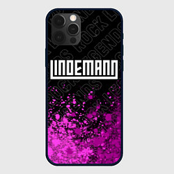 Чехол iPhone 12 Pro Max Lindemann rock legends: символ сверху