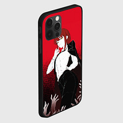 Чехол для iPhone 12 Pro Max Макима и руки - Человек бензопила, цвет: 3D-черный — фото 2