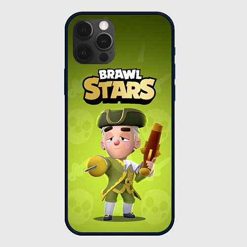 Чехол iPhone 12 Pro Max Barqley Brawl stars / 3D-Черный – фото 1