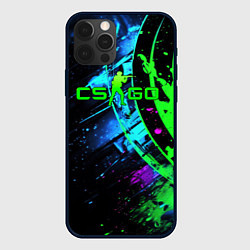 Чехол для iPhone 12 Pro Max CS GO green black style, цвет: 3D-черный