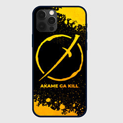 Чехол для iPhone 12 Pro Max Akame ga Kill - gold gradient, цвет: 3D-черный