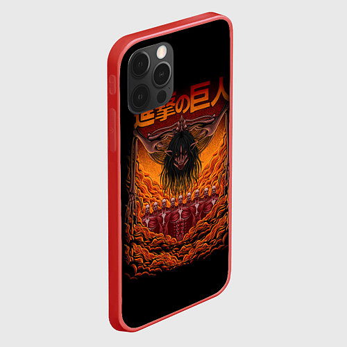 Чехол iPhone 12 Pro Max Eren Titan / 3D-Красный – фото 2