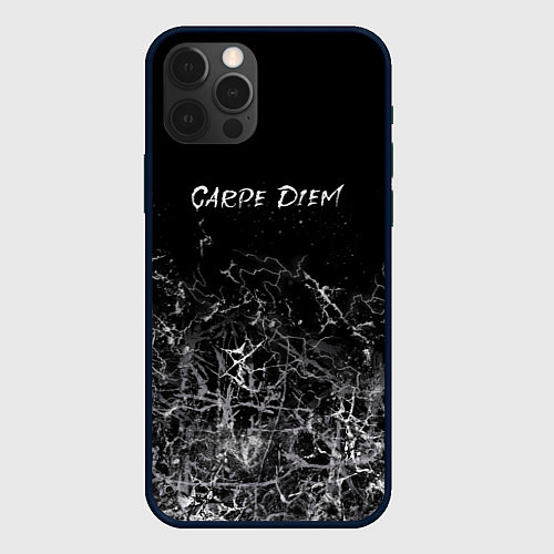 Чехол iPhone 12 Pro Max Carpe diem, лови мгновение / 3D-Черный – фото 1