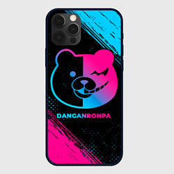 Чехол для iPhone 12 Pro Max Danganronpa - neon gradient, цвет: 3D-черный