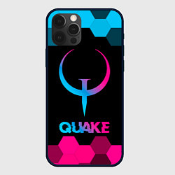 Чехол iPhone 12 Pro Max Quake - neon gradient