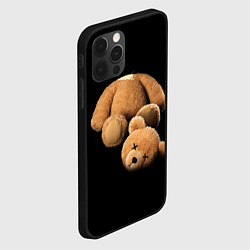 Чехол для iPhone 12 Pro Max Плюшевый медведь с оторванной головой, цвет: 3D-черный — фото 2