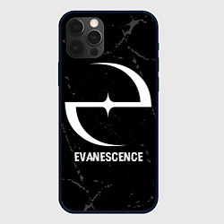 Чехол iPhone 12 Pro Max Evanescence glitch на темном фоне