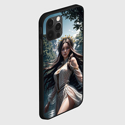 Чехол для iPhone 12 Pro Max Русская красивая девушка на природе, цвет: 3D-черный — фото 2