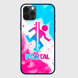 Чехол iPhone 12 Pro Max Portal neon gradient style