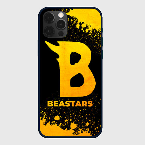Чехол iPhone 12 Pro Max Beastars - gold gradient / 3D-Черный – фото 1
