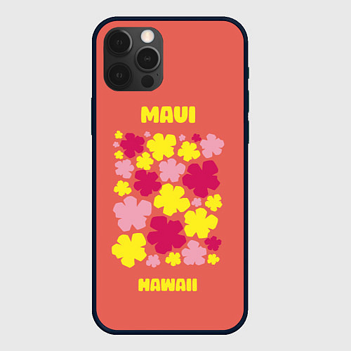 Чехол iPhone 12 Pro Max Мауи - Гавайи / 3D-Черный – фото 1