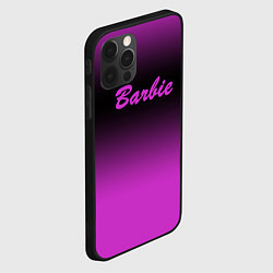 Чехол для iPhone 12 Pro Max Барби градиент, цвет: 3D-черный — фото 2