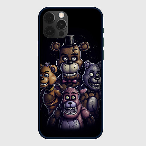 Чехол iPhone 12 Pro Max Five Nights at Freddys / 3D-Черный – фото 1