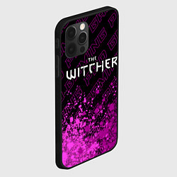 Чехол для iPhone 12 Pro Max The Witcher pro gaming: символ сверху, цвет: 3D-черный — фото 2