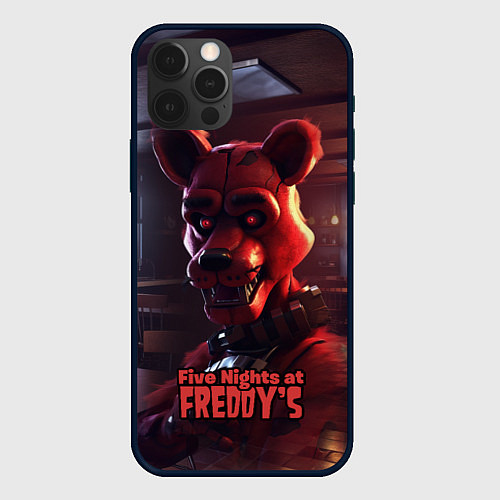 Чехол iPhone 12 Pro Max Five Nights at Freddys Mangle / 3D-Черный – фото 1