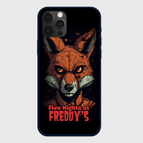 Чехол iPhone 12 Pro Max Five Nights at Freddys Mangle / 3D-Черный – фото 1