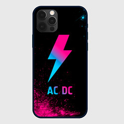 Чехол iPhone 12 Pro Max AC DC - neon gradient