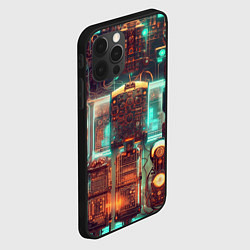 Чехол для iPhone 12 Pro Max Светящиеся панели, цвет: 3D-черный — фото 2