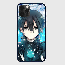 Чехол для iPhone 12 Pro Max Sword Art Online Кадзуто Киригая, цвет: 3D-черный