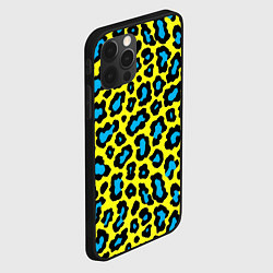 Чехол для iPhone 12 Pro Max Кислотный леопард паттерн, цвет: 3D-черный — фото 2