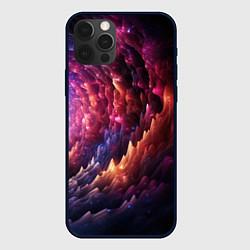 Чехол для iPhone 12 Pro Max Звездная космическая спираль, цвет: 3D-черный