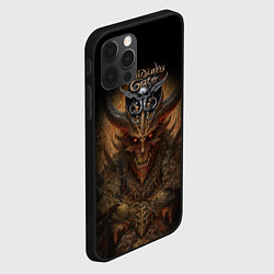 Чехол для iPhone 12 Pro Max Baldurs Gate 3 demon, цвет: 3D-черный — фото 2