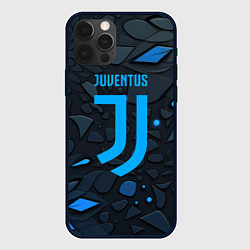 Чехол iPhone 12 Pro Max Juventus blue logo