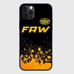 Чехол iPhone 12 Pro Max FAW - gold gradient: символ сверху