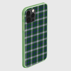 Чехол для iPhone 12 Pro Max Клетка зеленая, цвет: 3D-салатовый — фото 2